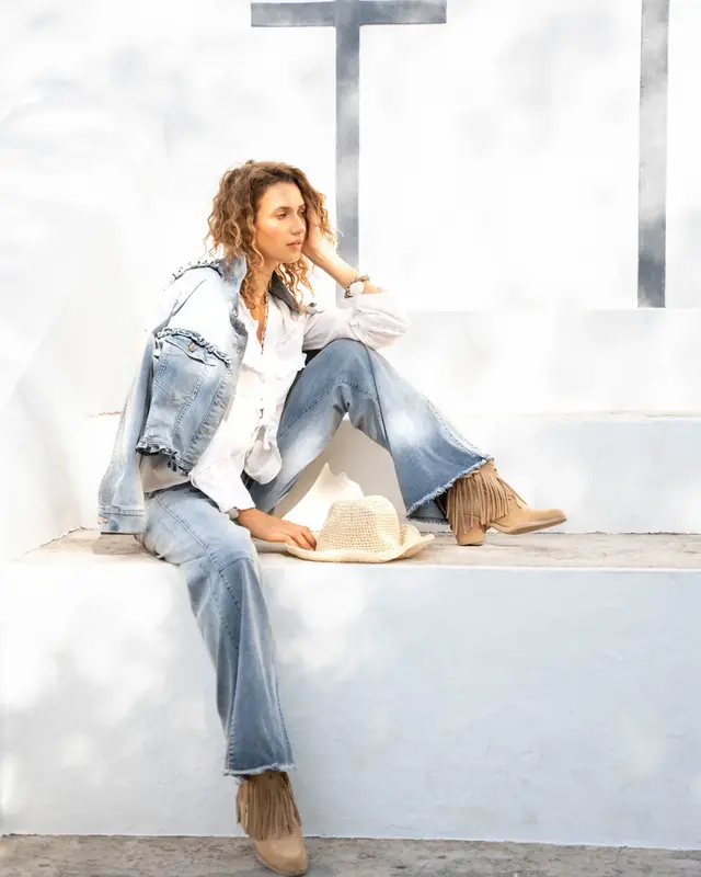 Isla Ibiza Bonita Jeans Jacket Murcia Drogo Blue