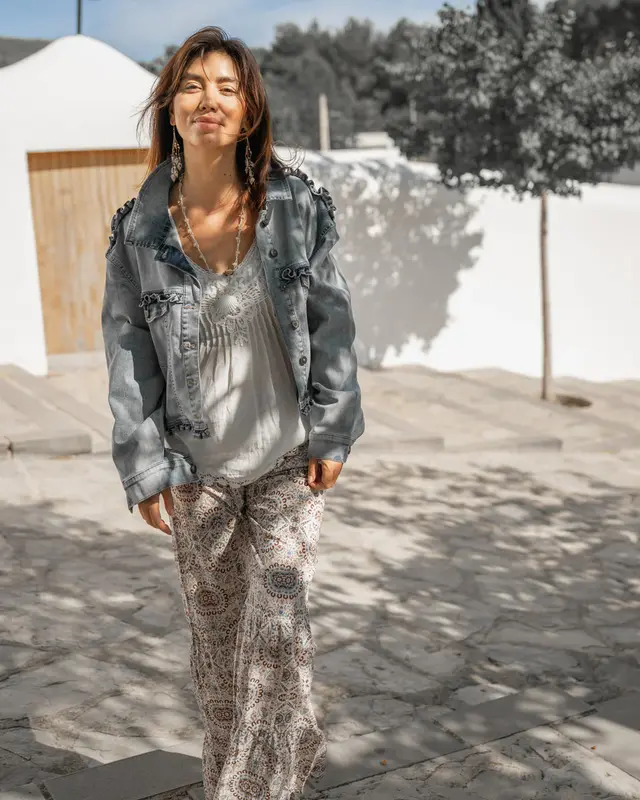 Isla Ibiza Bonita Jeans Jacket Murcia Drogo Blue