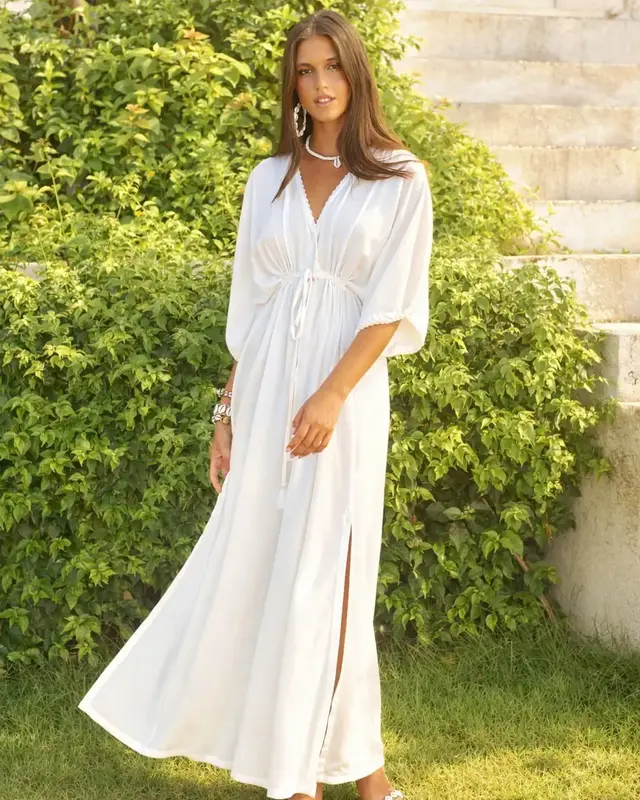 Hot Lava Jurk Cate Babiche Ivory