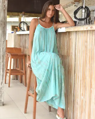 Hot Lava Jurk Anna Moonstone Azure