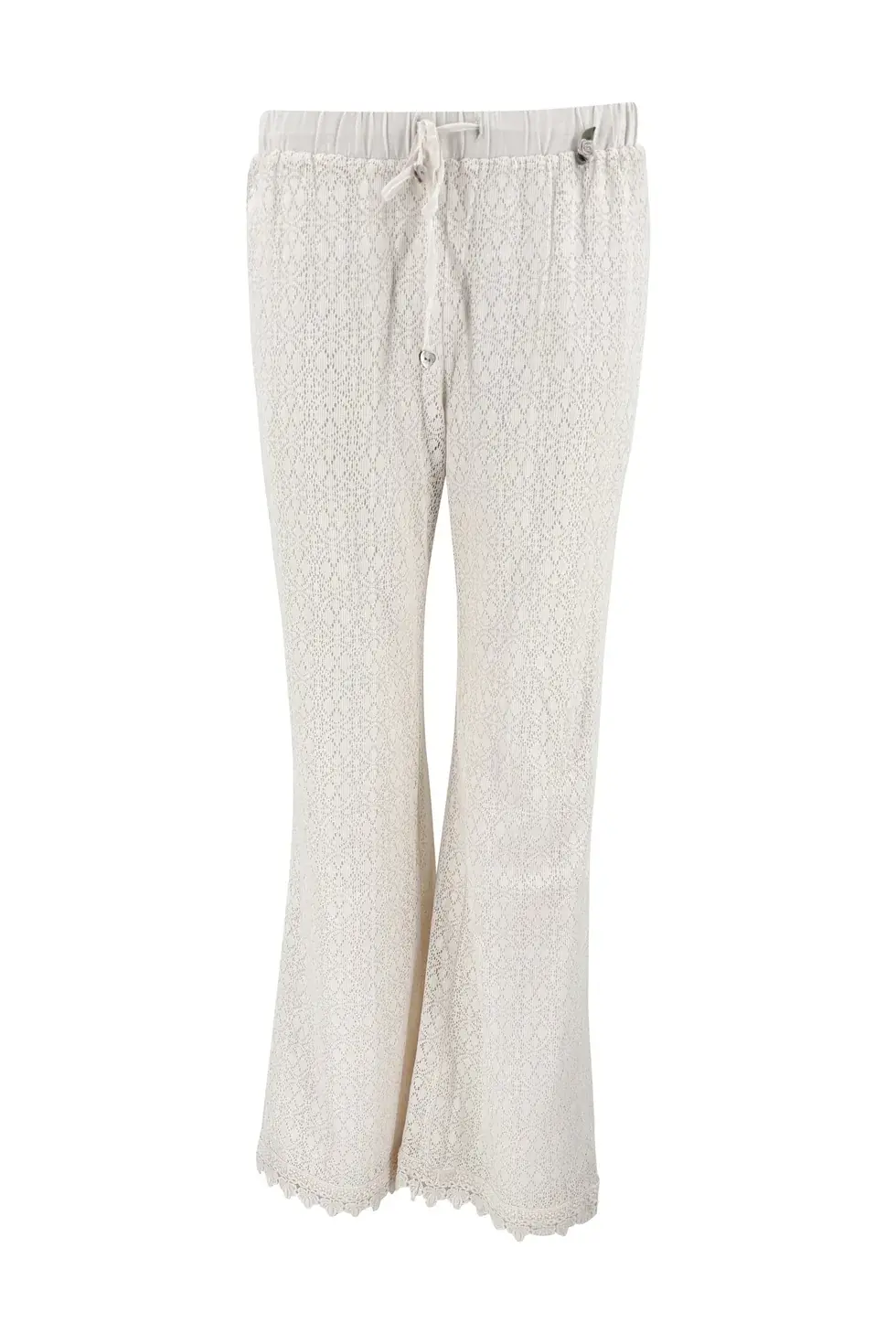 Isla Ibiza Bonita Lace Broek Rondas Cream
