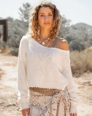 Isla Ibiza Bonita Short Jumper Osuna Cream