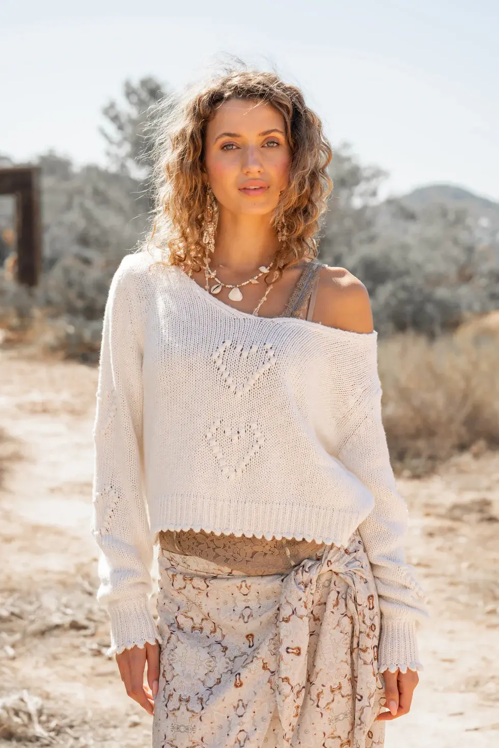 Isla Ibiza Bonita Short Jumper Osuna Cream