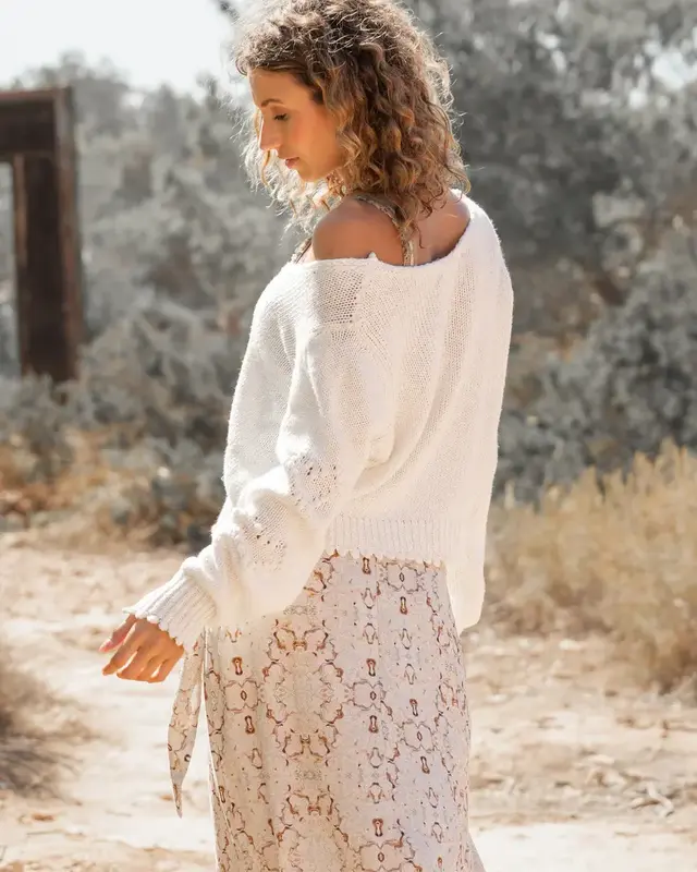 Isla Ibiza Bonita Short Jumper Osuna Cream