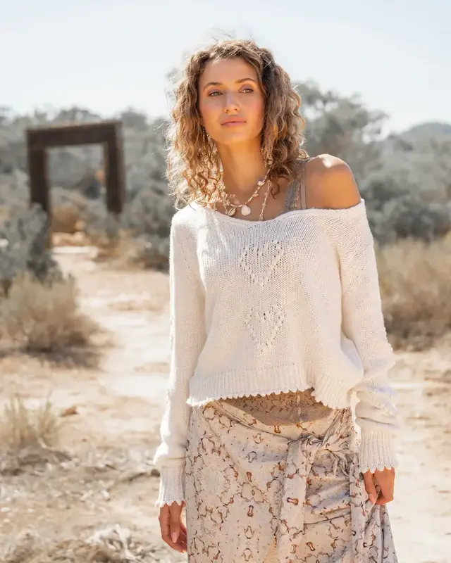 Isla Ibiza Bonita Short Jumper Osuna Cream