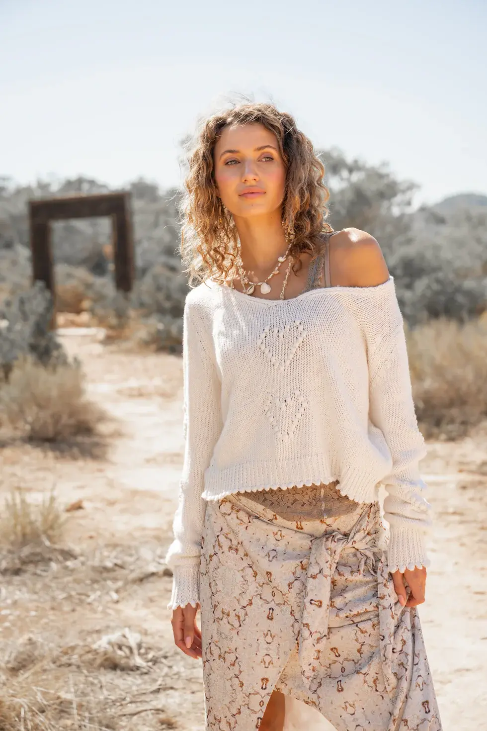 Isla Ibiza Bonita Short Jumper Osuna Cream