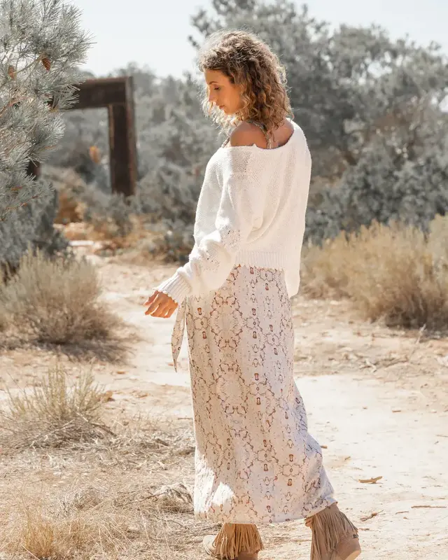 Isla Ibiza Bonita Short Jumper Osuna Cream