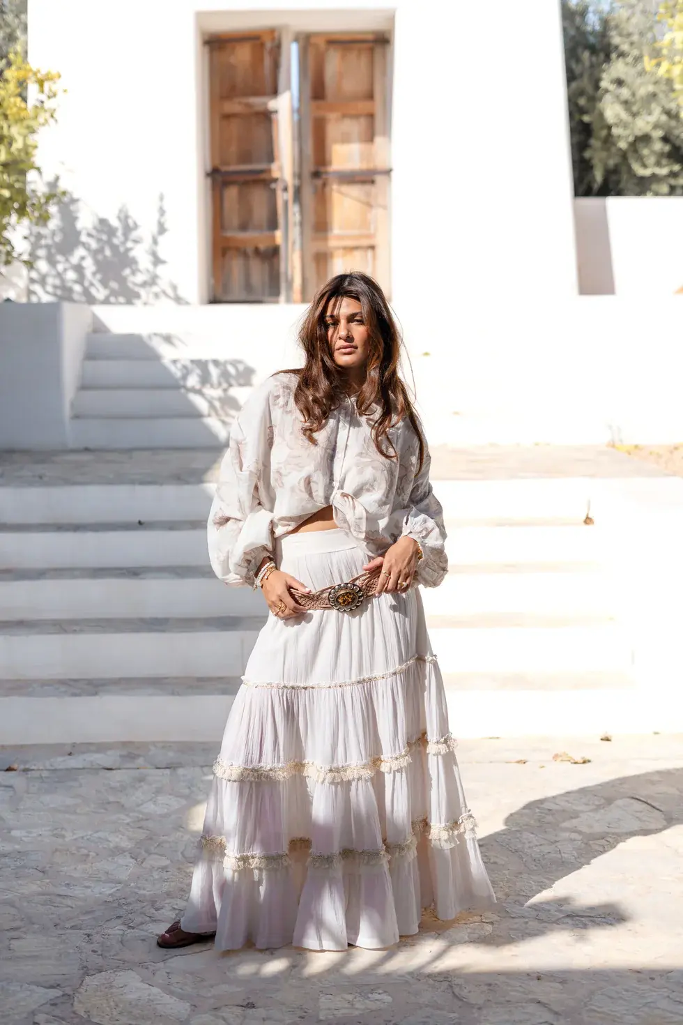 Ibzmode Blouse Aurea Coralia Ivory