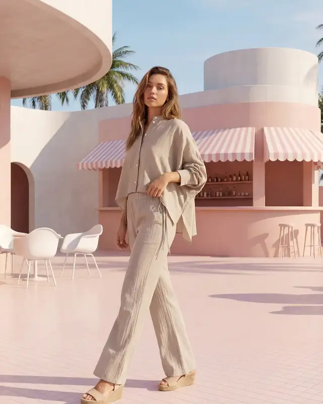 Moost Wanted Ellis Batwing Top Washed Sand