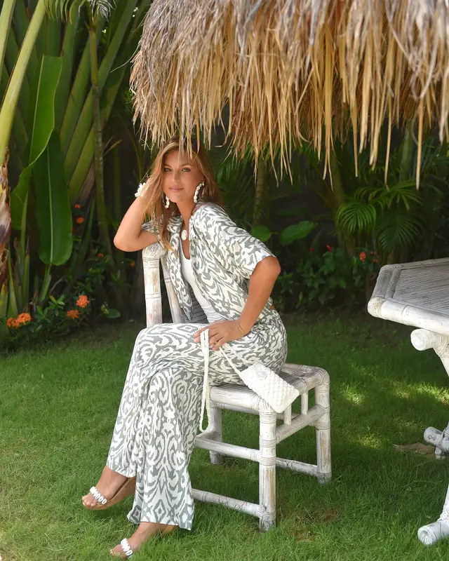 Hot Lava Blouse Inge Etnic Sage