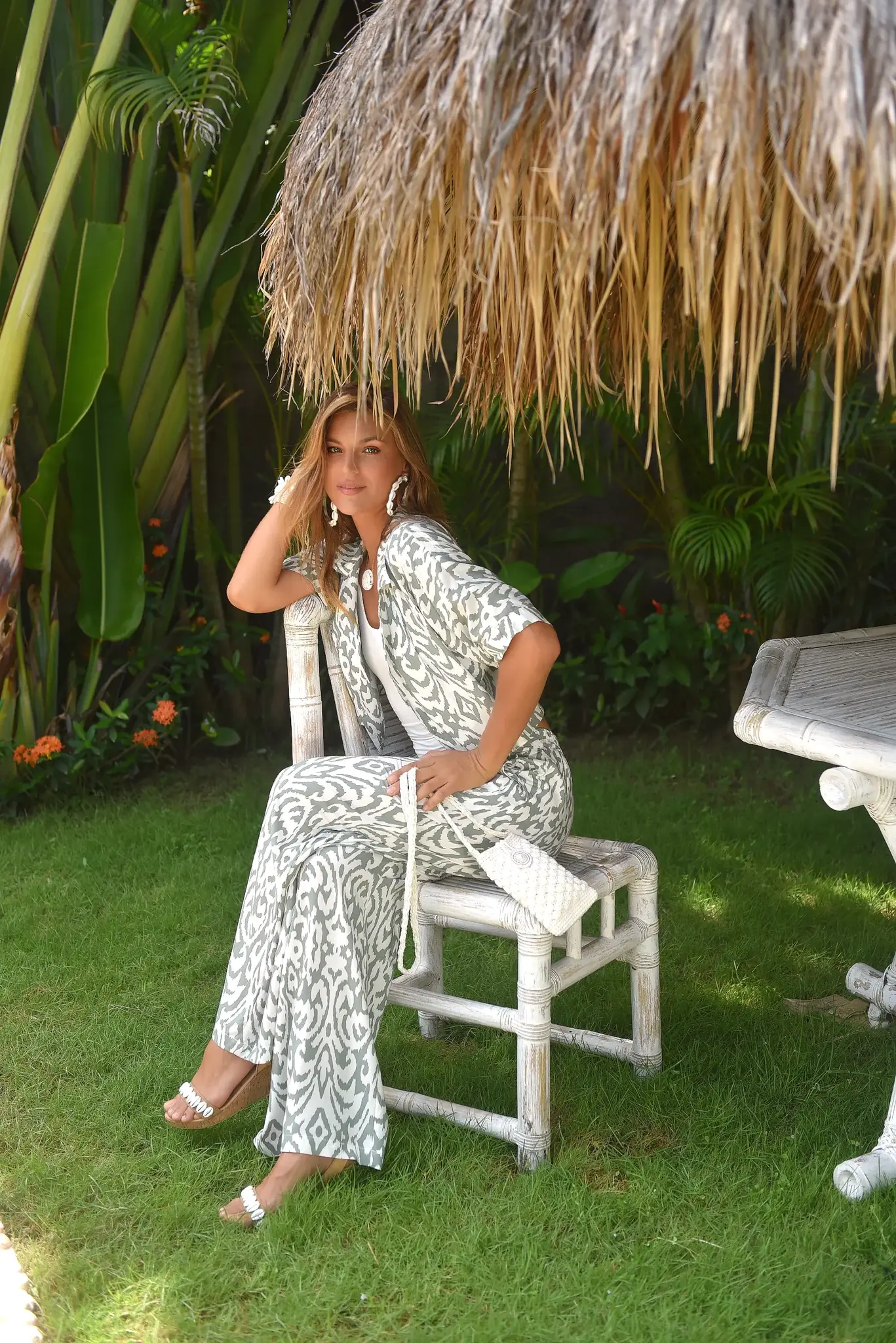 Hot Lava Blouse Inge Etnic Sage