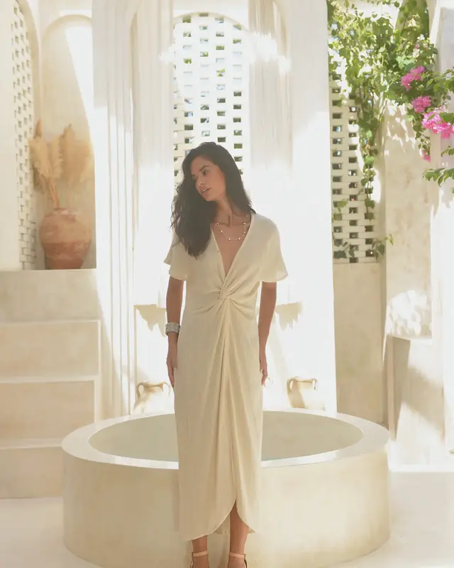 Hot Lava Jurk Eleni Nomada Natural