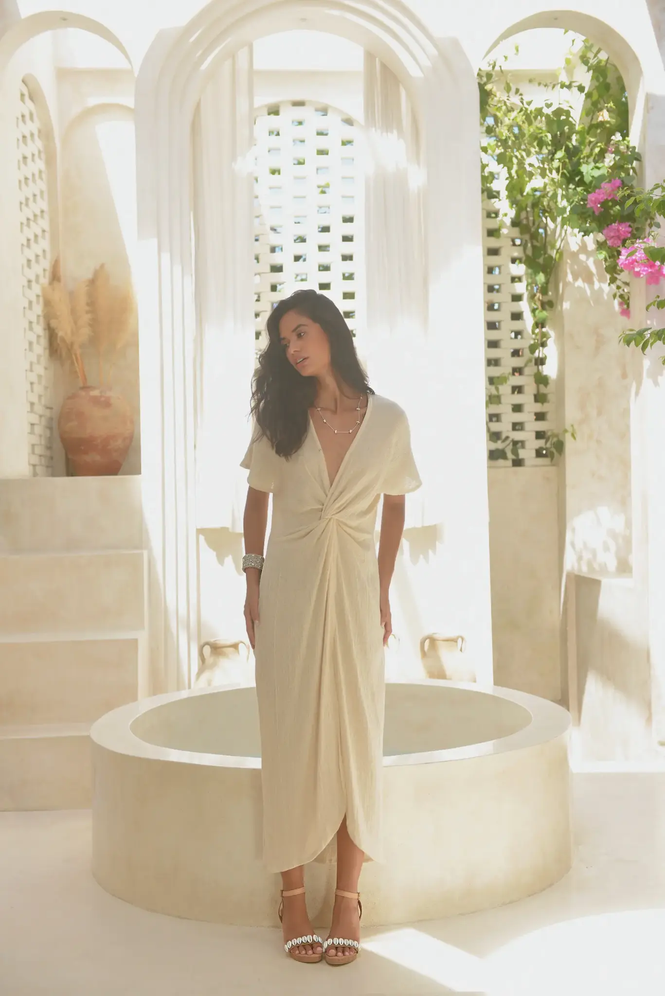 Hot Lava Jurk Eleni Nomada Natural