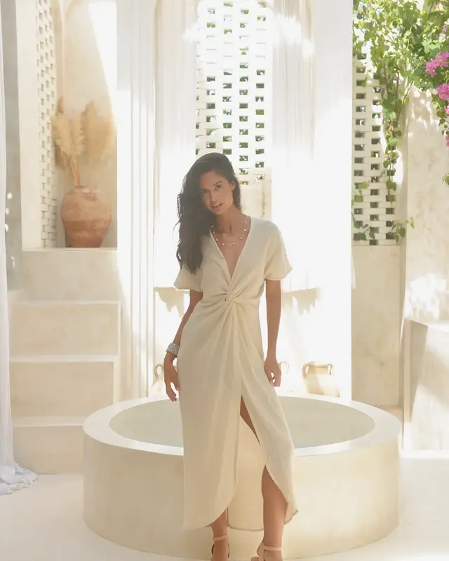 Hot Lava Jurk Eleni Nomada Natural