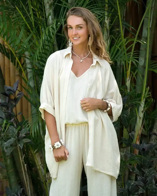 Hot Lava Blouse Blossom Nomada Natural