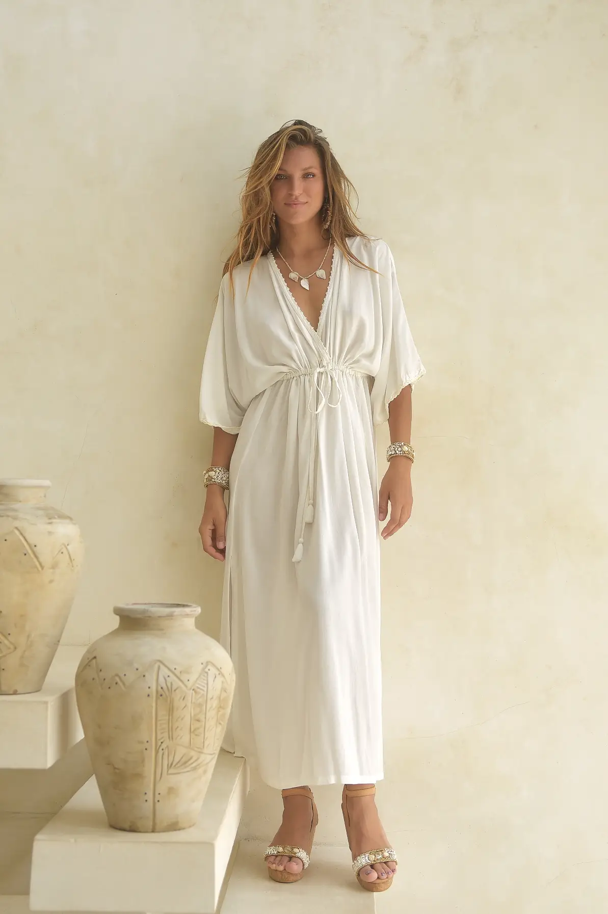 Hot Lava Jurk Cate Babiche Ivory