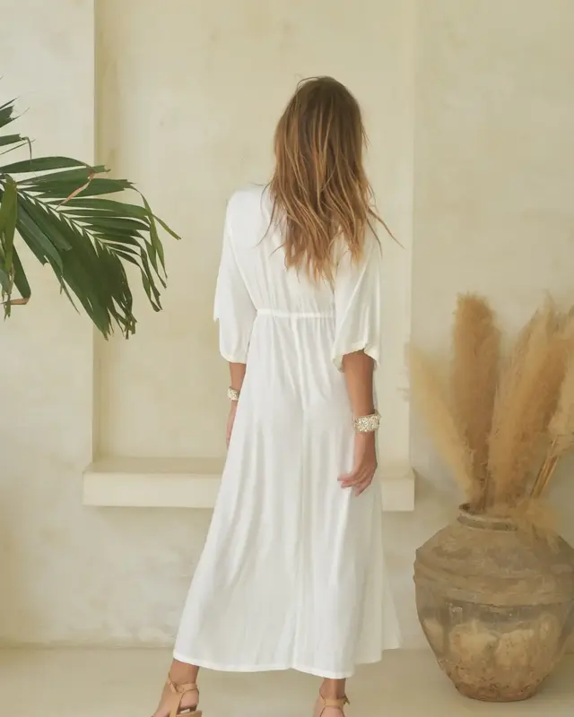 Hot Lava Jurk Cate Babiche Ivory