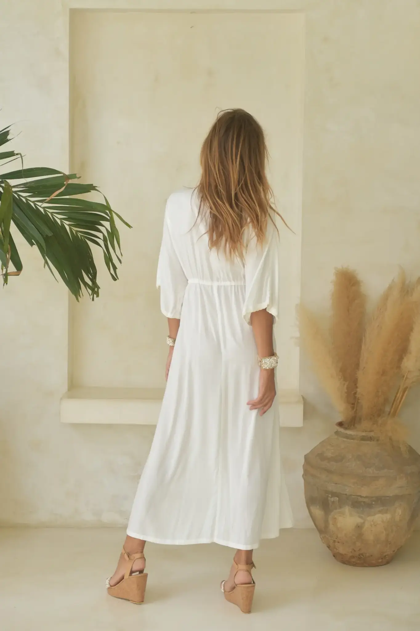 Hot Lava Jurk Cate Babiche Ivory