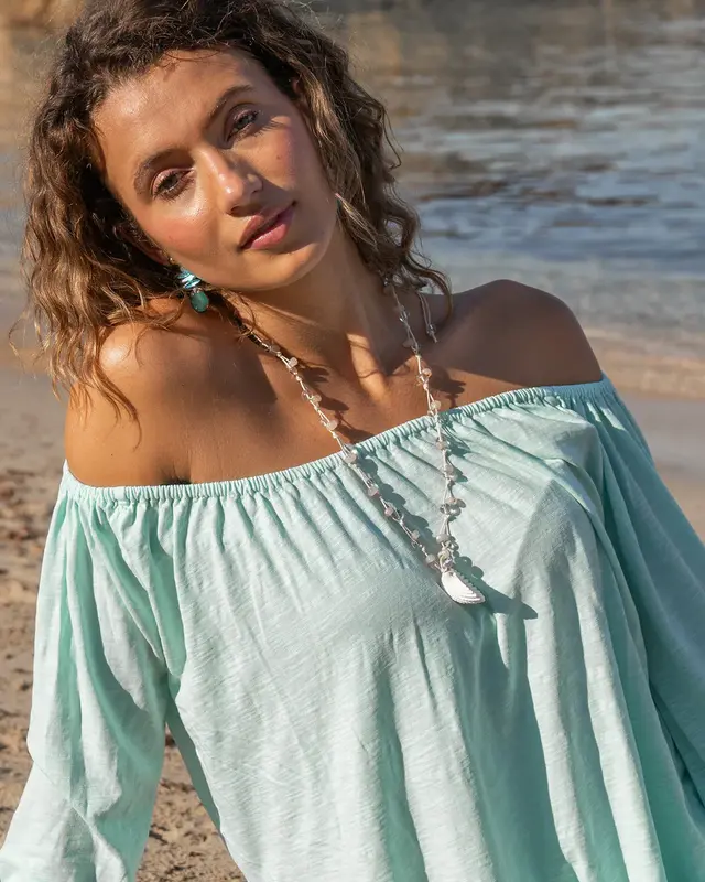 Isla Ibiza Bonita Flair T-Shirt Ronda Turquoise