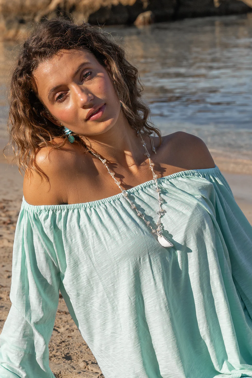 Isla Ibiza Bonita Flair T-Shirt Ronda Turquoise