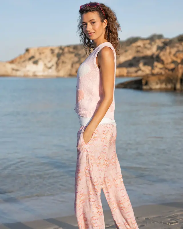 Isla Ibiza Bonita Baggy Pants Dorada Print