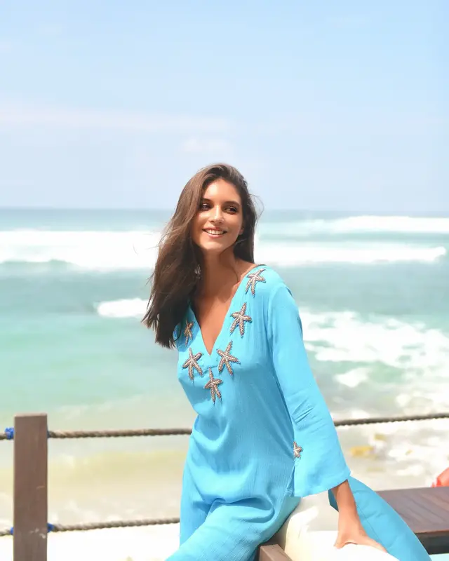 Hot Lava Tuniek Starfish Sky Blue/Bronze