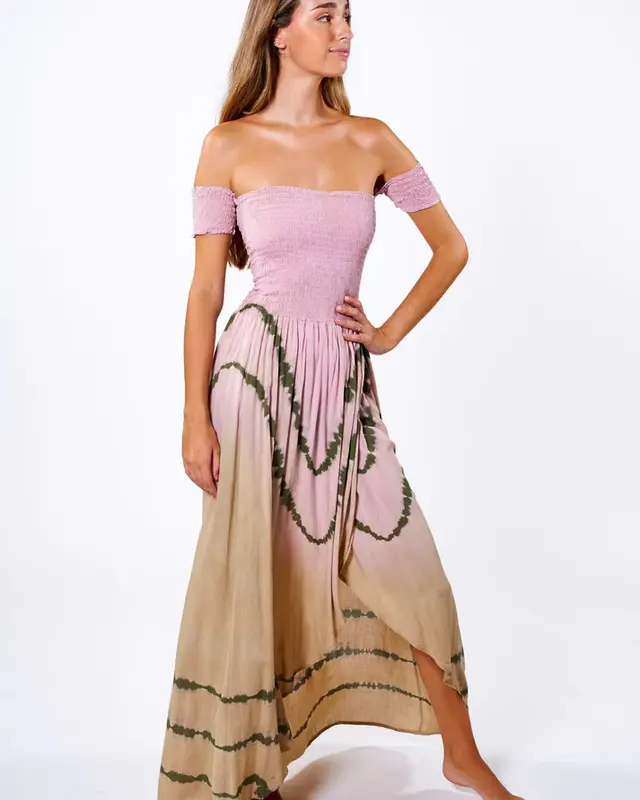 Melé Beach Lange Jurk Topali Cantik Nude