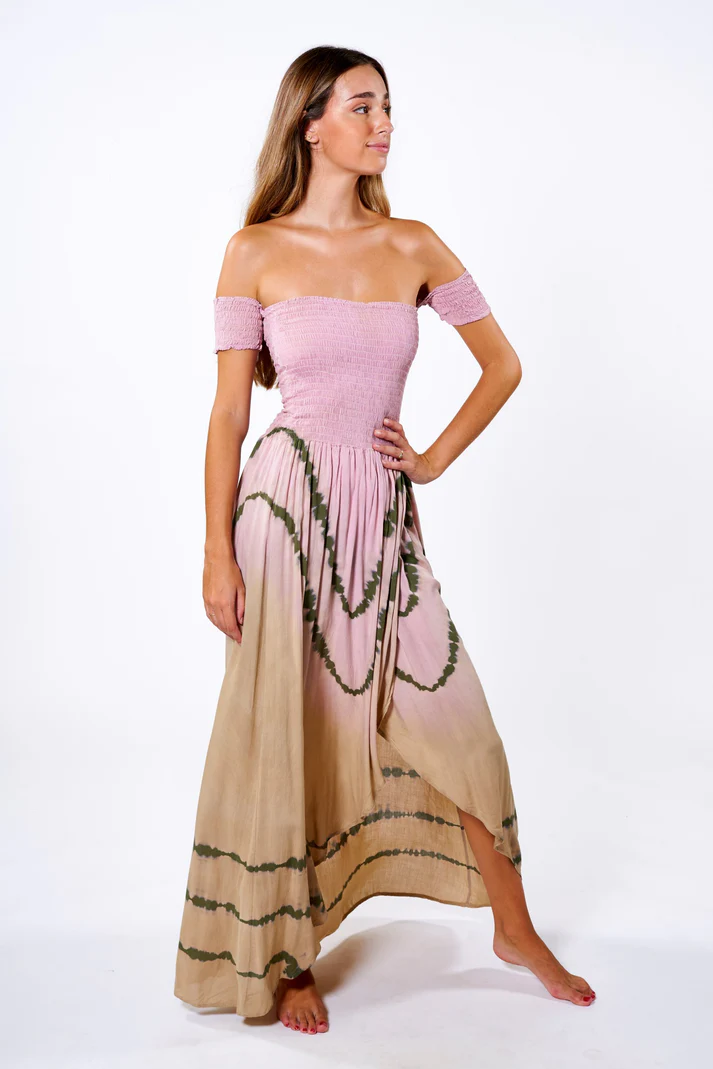 Melé Beach Lange Jurk Topali Cantik Nude