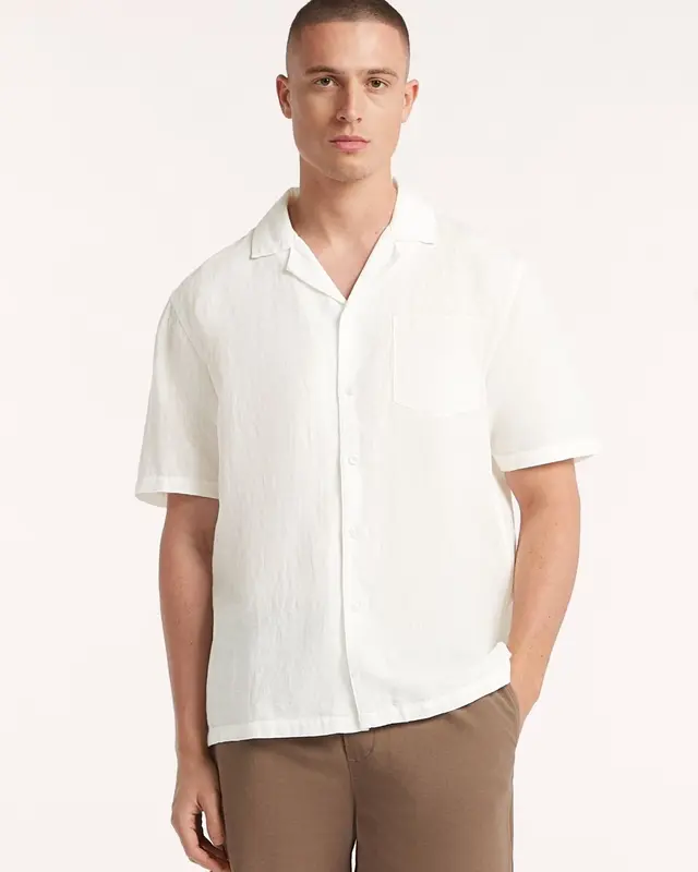 Circle of Trust Alec Shirt SS Shell White