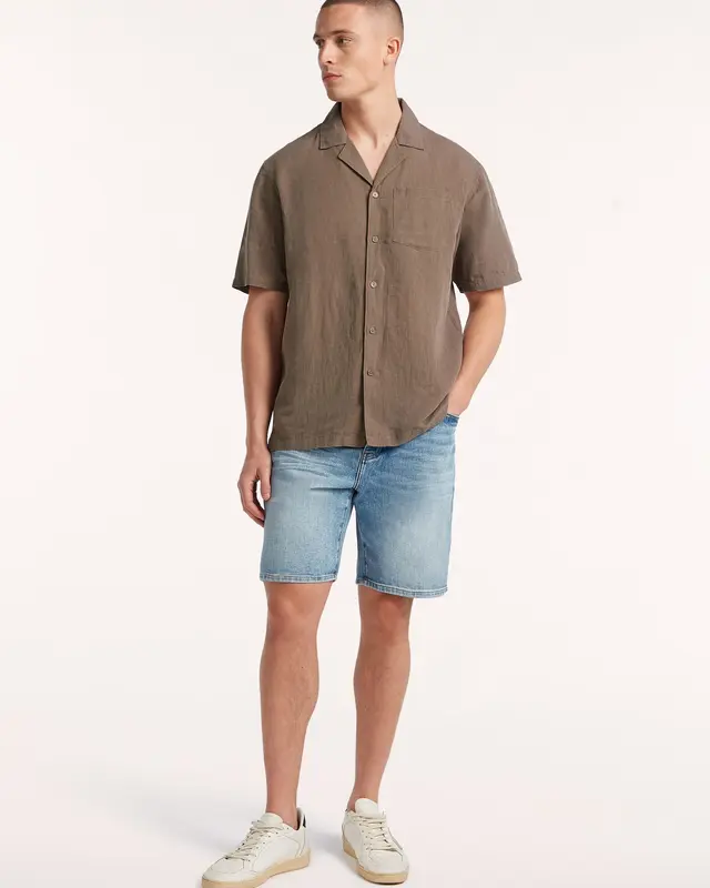 Circle of Trust Alec Shirt SS Chesnut Brown