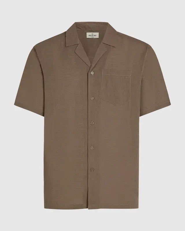 Circle of Trust Alec Shirt SS Chesnut Brown