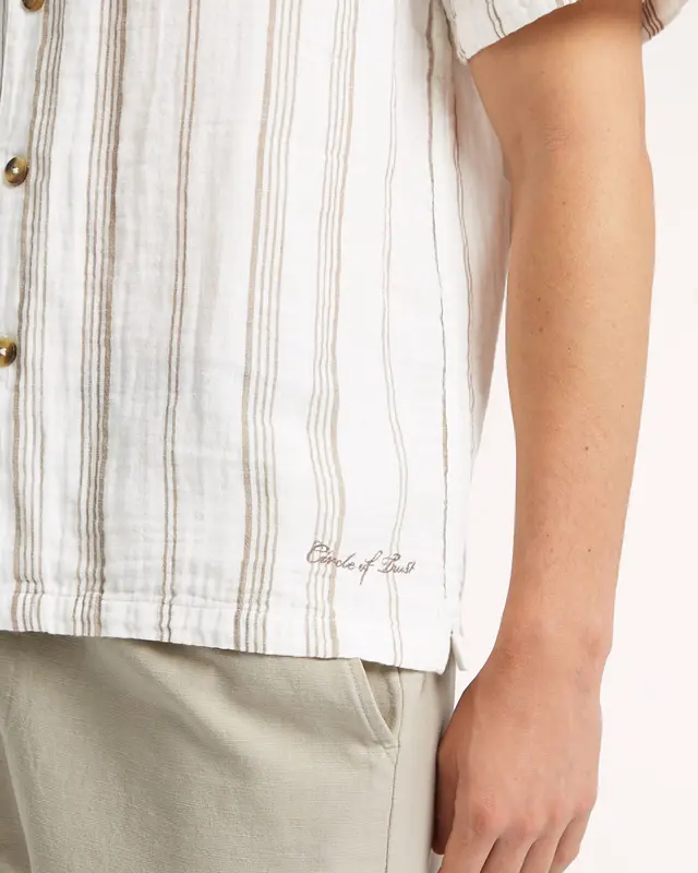 Circle of Trust Novi Shirt SS Chesnut Brown