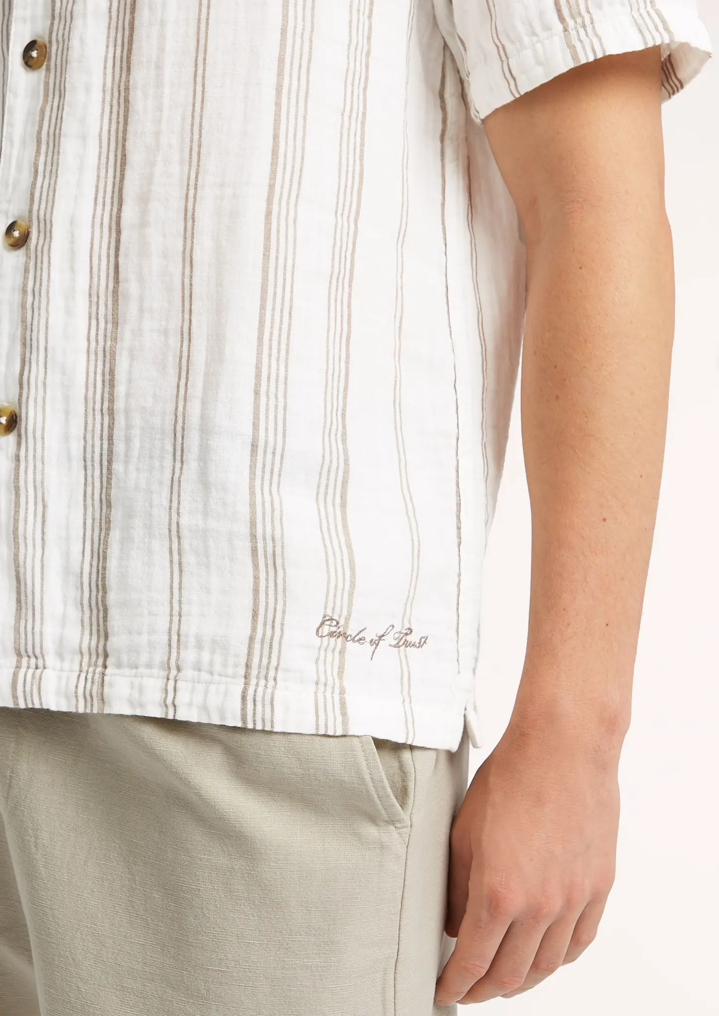 Circle of Trust Novi Shirt SS Chesnut Brown