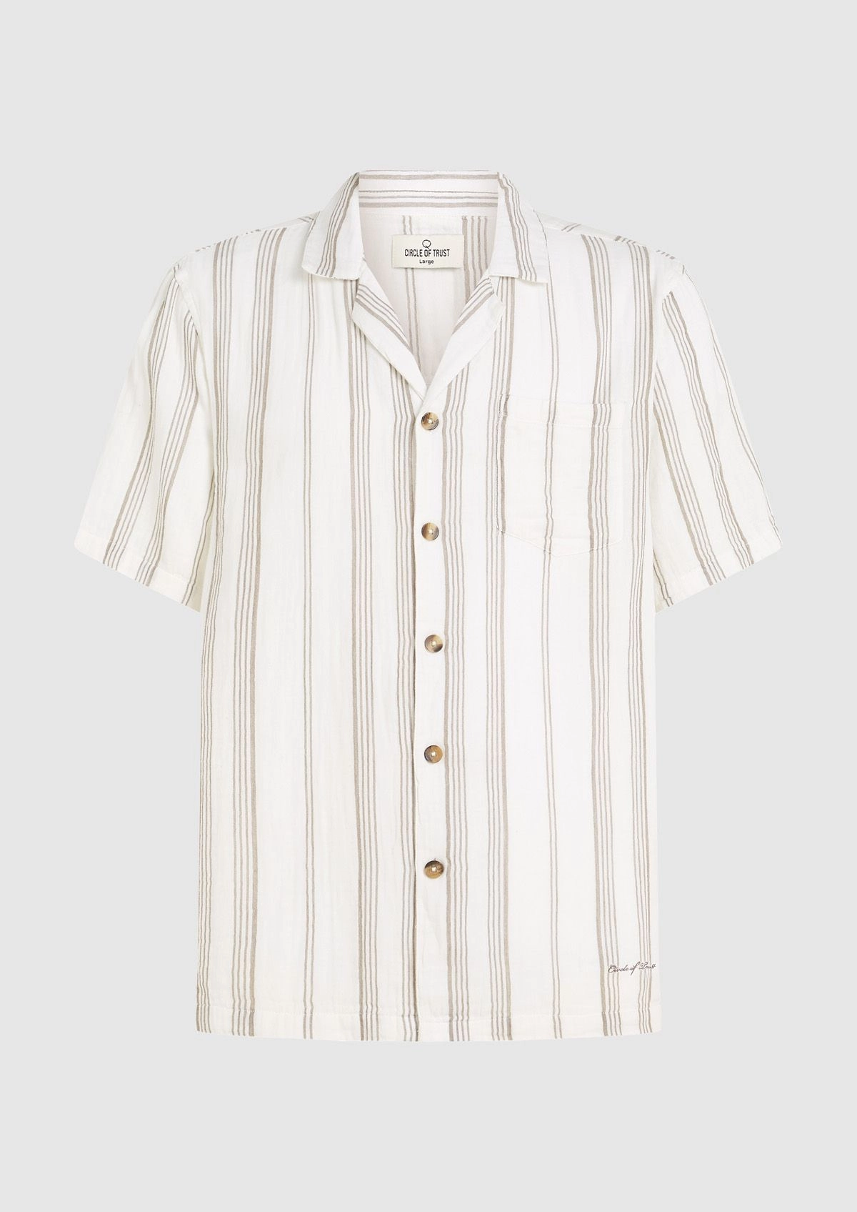 Circle of Trust Novi Shirt SS Chesnut Brown