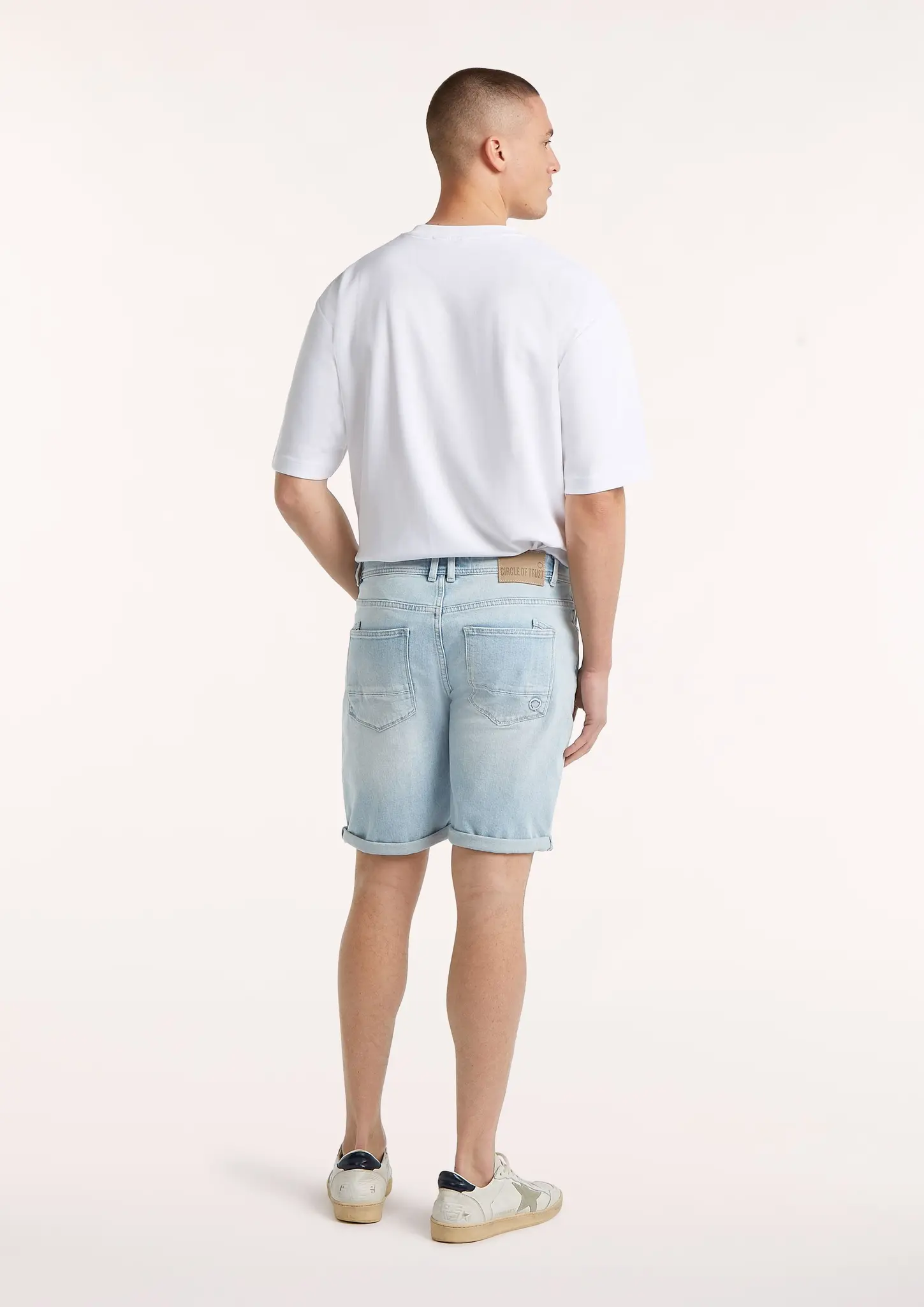 Circle of Trust Connor Jeans Short Steel Mist