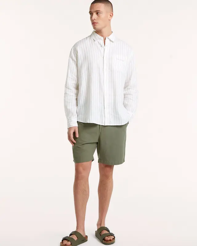 Circle of Trust Ezra Shirt SS Shell White