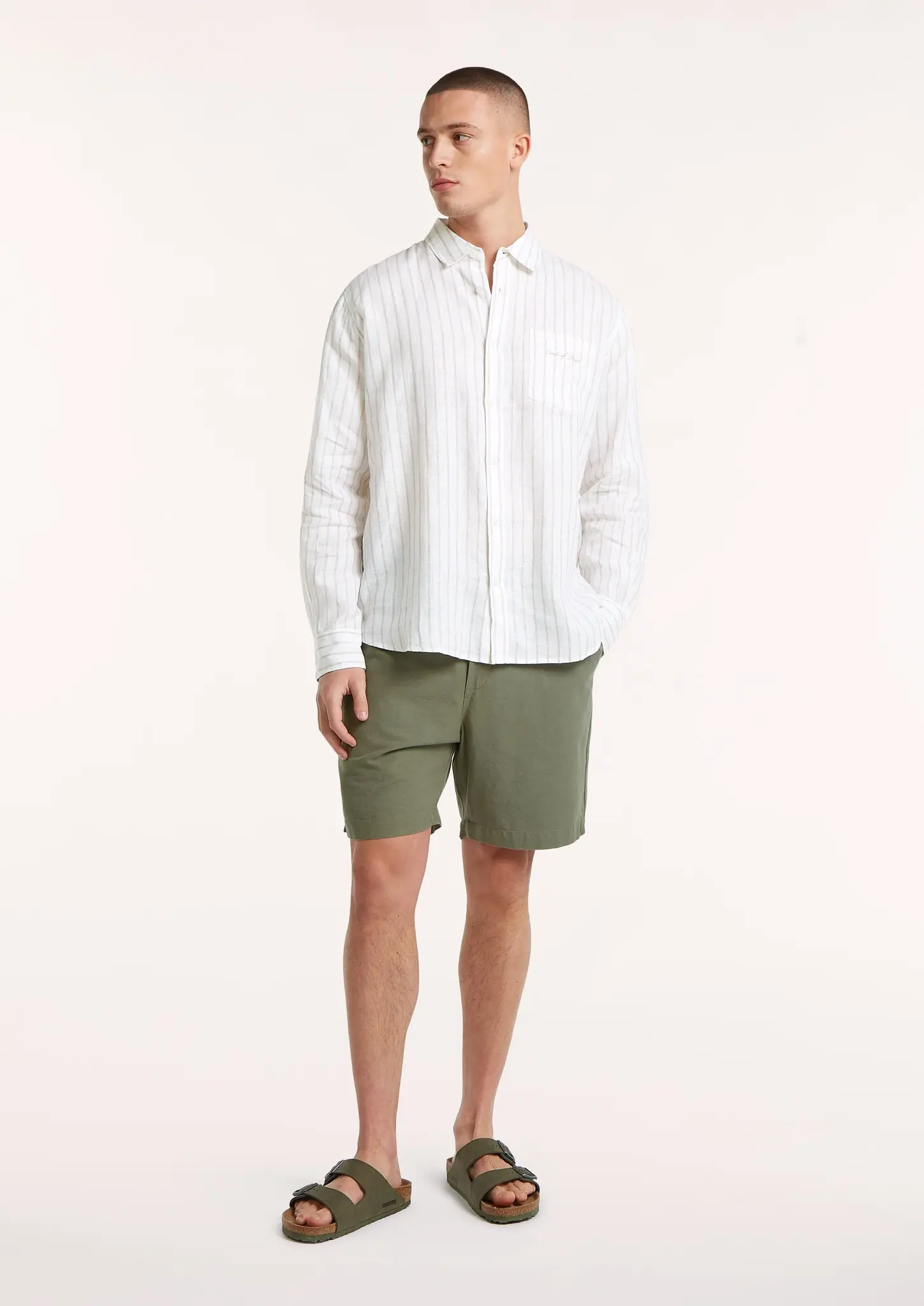 Circle of Trust Ezra Shirt SS Shell White