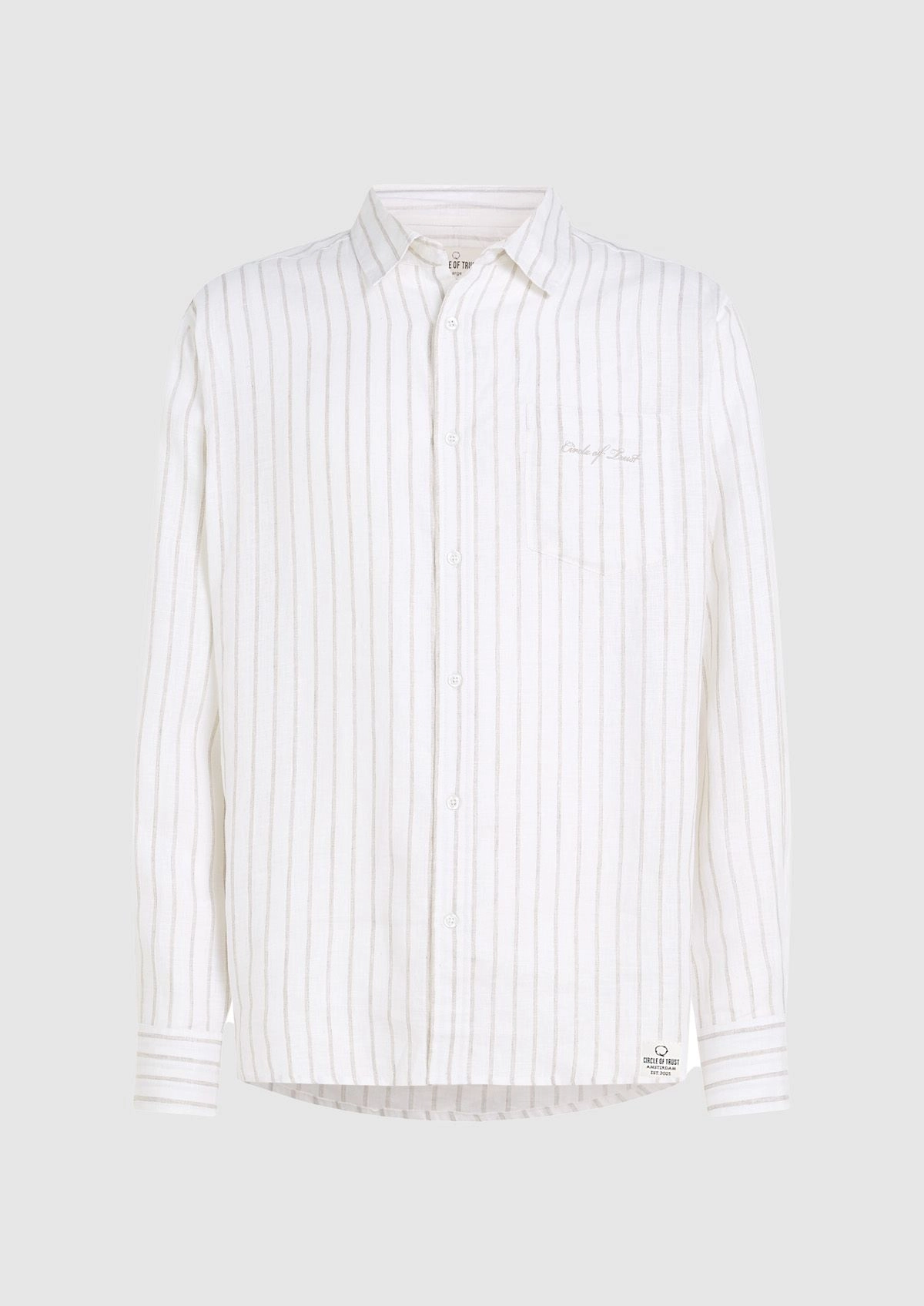 Circle of Trust Ezra Shirt SS Shell White