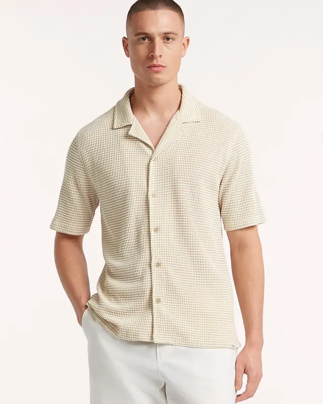 Circle of Trust Evan Shirt SS Sand Stone