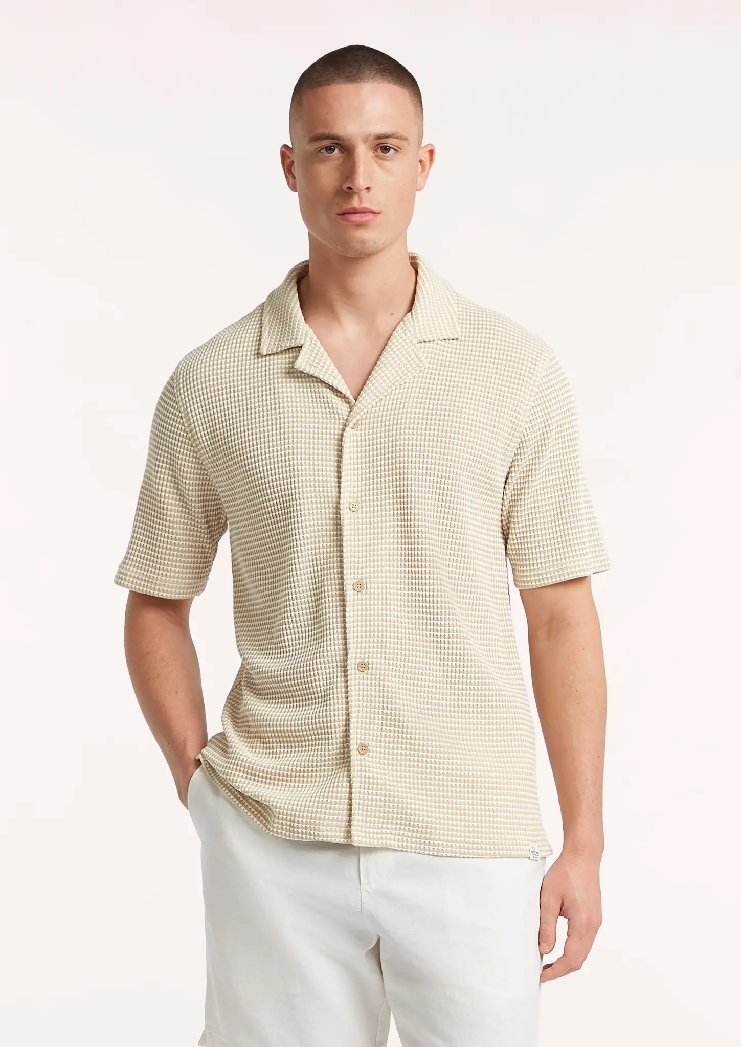 Circle of Trust Evan Shirt SS Sand Stone