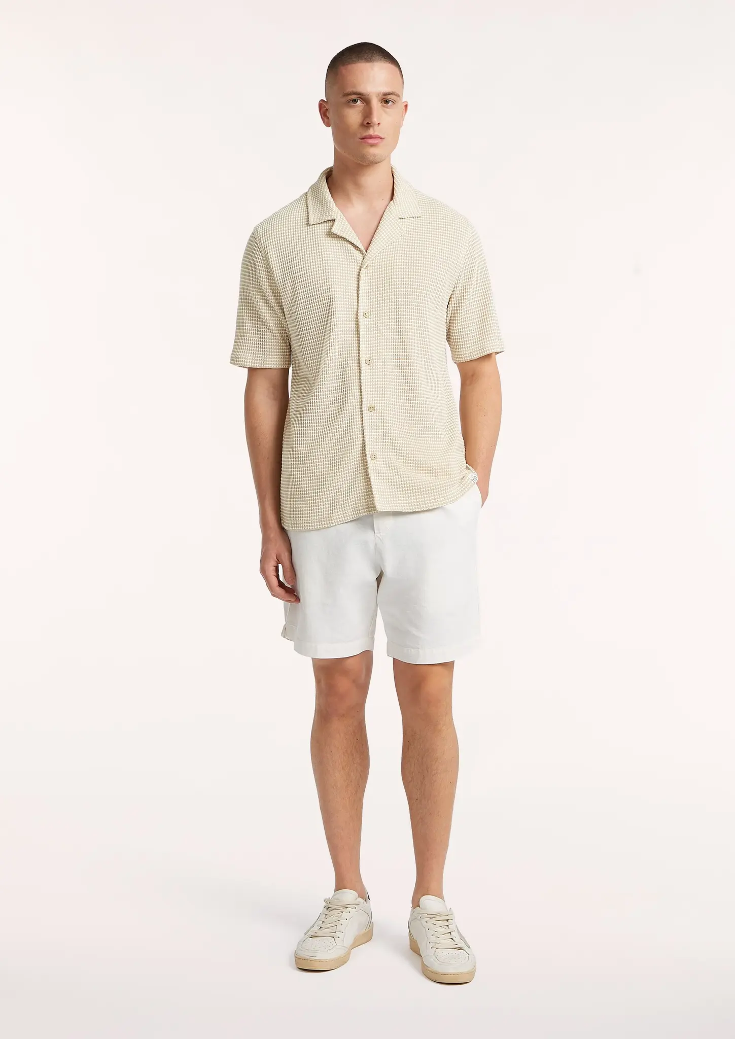 Circle of Trust Evan Shirt SS Sand Stone