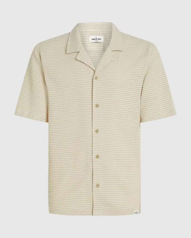 Circle of Trust Evan Shirt SS Sand Stone