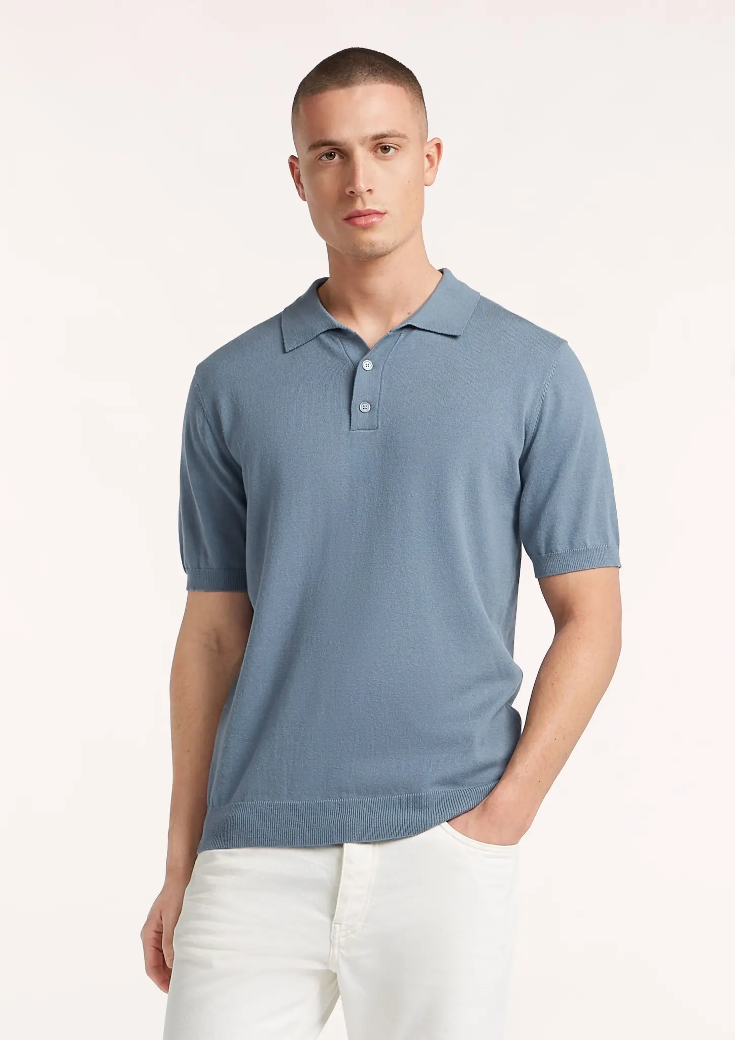 Circle of Trust Aiden Polo Metal Blue