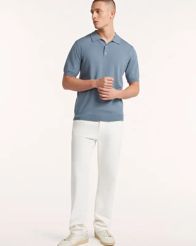 Circle of Trust Aiden Polo Metal Blue