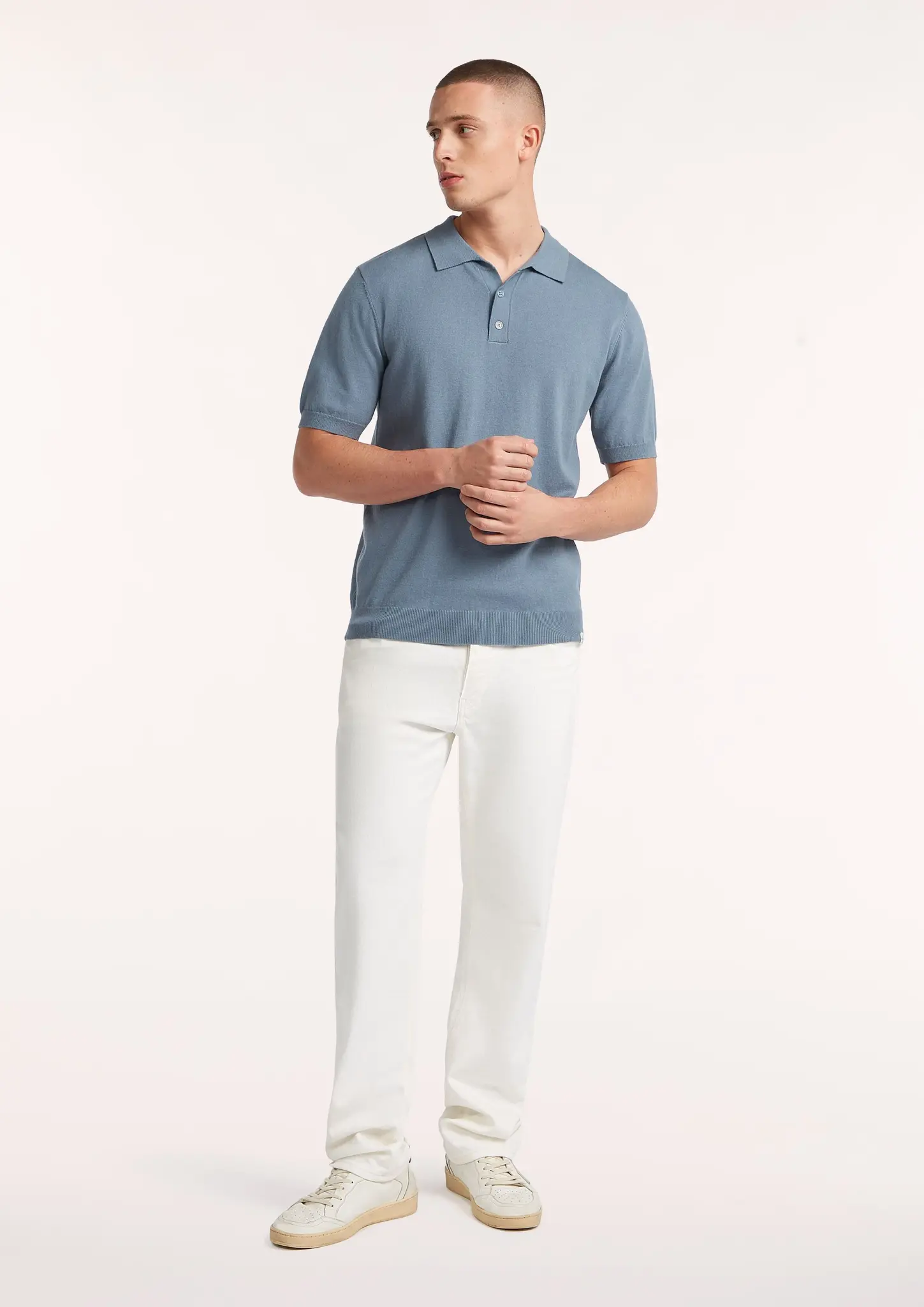 Circle of Trust Aiden Polo Metal Blue