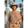 Rumi Batwing Top Sand