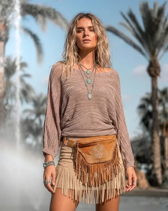 Moost Wanted Rumi Batwing Top Sand