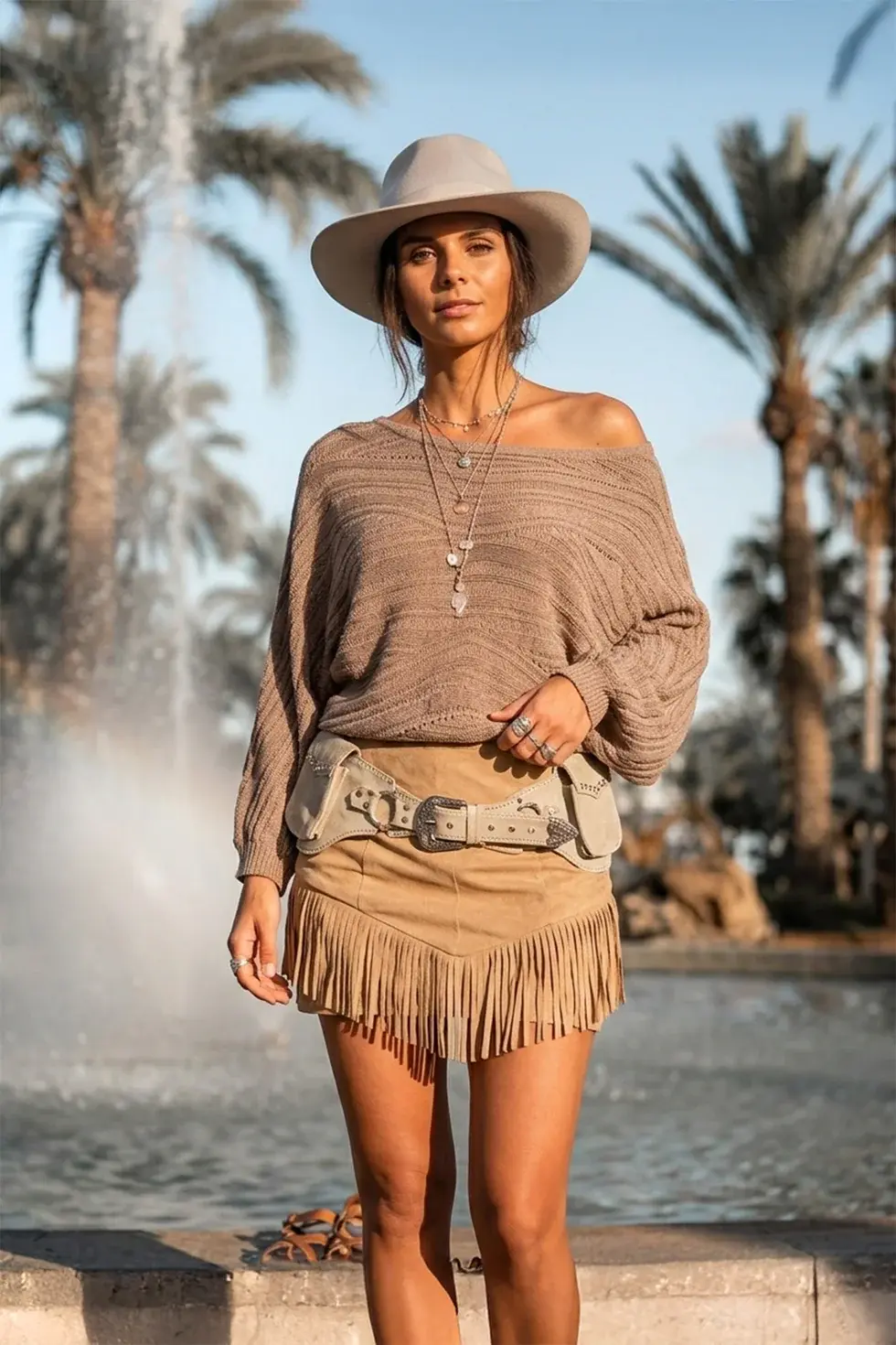 Moost Wanted Rumi Batwing Top Sand
