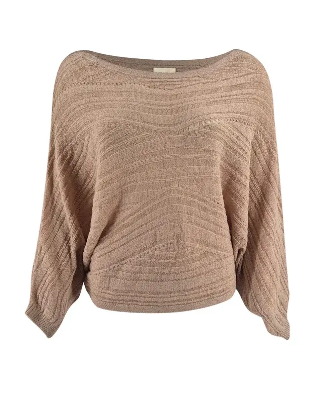 Moost Wanted Rumi Batwing Top Sand