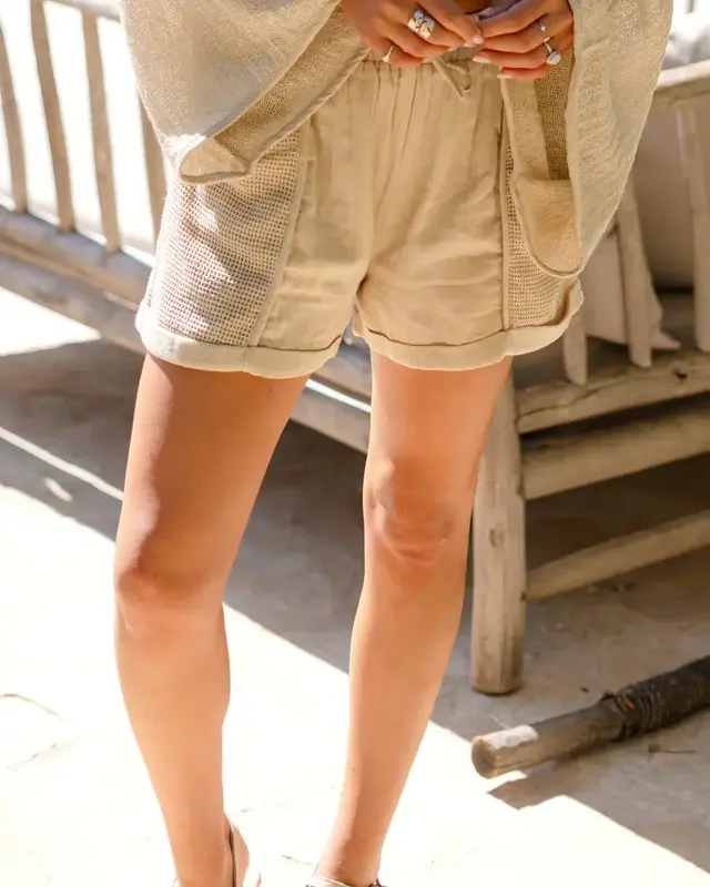 Ibzmode Short Cami Dio Beige